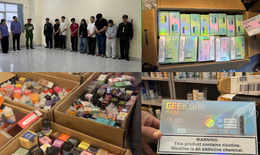 TPHCM triệt phá đường dây buôn bán thuốc lá điện tử doanh thu hàng tỉ đồng