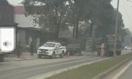 Va chạm xe ben trên Quốc lộ 1B, một cán bộ CSGT tử vong