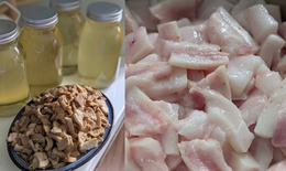 Rán và bảo quản mỡ lợn đúng cách để dùng lâu ngày dịp Tết