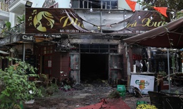 Cháy quán cà phê trong khu đô thị Văn Phú, lửa bùng phát từ tầng 1 nhà 4 tầng