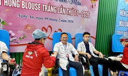 'Giọt hồng Blouse trắng' lan tỏa nghĩa cử cao đẹp hiến máu cứu người