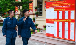 Người lính trẻ tự hào hướng về ngày hội non sông