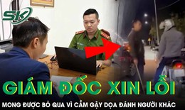 Tài xế đi ô tô cầm gậy dọa đánh người khác xin lỗi và mong muốn được bỏ qua