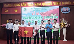 60 ‘chiến sĩ áo trắng’ TPHCM lên đường chăm sóc sức khỏe quân, dân Trường Sa