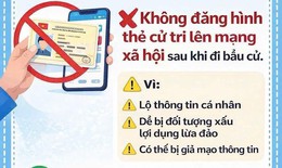 Vì sao không nên đăng thẻ cử tri lên mạng xã hội?