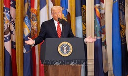 Tổng thống Trump tuyên bố xóa sổ phòng không Iran, chiến tranh chưa kết thúc