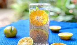5 công thức nước ‘giải độc’ từ hạt chia
