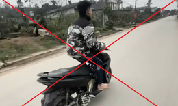 Lạng lách, quay clip đăng TikTok, thiếu niên 17 tuổi bị xử lý