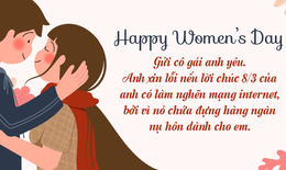 Lời chúc ngày Quốc tế Phụ nữ 8/3 tặng người yêu ngọt ngào