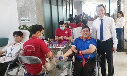 Thứ trưởng Nguyễn Tri Thức: Hiến máu tình nguyện góp phần bảo đảm nguồn máu điều trị sau Tết