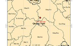 Động đất 3.9 độ ở Quảng Ngãi
