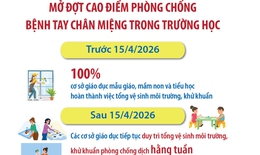 Hà Nội mở đợt cao điểm phòng chống bệnh tay chân miệng trong trường học