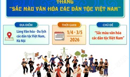 Tháng 'Sắc màu văn hóa các dân tộc Việt Nam'