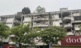 Chung cư xuống cấp nghiêm trọng giữa trung tâm Hà Nội chuẩn bị 'thay áo mới'