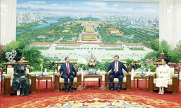 Tổng Bí thư, Chủ tịch nước Tô Lâm và Phu nhân cùng Tổng Bí thư, Chủ tịch nước Tập Cận Bình và Phu nhân dự tiệc trà