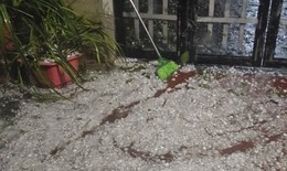 Mưa đá hạt to như cái chén trút xuống Bắc Hà, Lào Cai