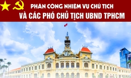 [Infographic] Phân công nhiệm vụ Chủ tịch và các Phó Chủ tịch UBND TPHCM nhiệm kỳ mới