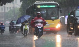 Cảnh báo mưa dông mạnh nhiều khu vực đêm nay