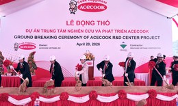 Acecook Việt Nam tổ chức lễ động thổ dự án trung tâm nghiên cứu và phát triển mới