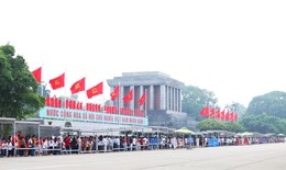 Hà Nội phân luồng, bố trí bãi xe quanh Lăng Bác, người dân đi lại, gửi xe thế nào?