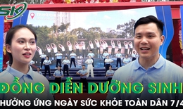 Hơn 500 người tham gia đồng diễn dưỡng sinh tại Hà Nội, hưởng ứng Ngày Sức khỏe toàn dân 7/4