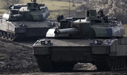 Xe tăng chủ lực Leclerc của Pháp triển khai sát Ukraine