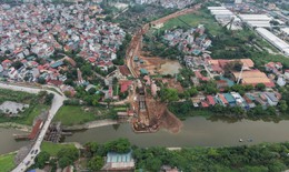 Cận cảnh kênh dẫn nước 7,7 km từ sông Hồng ‘hồi sinh’ sông Tô Lịch