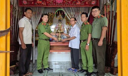 Bắt đối tượng trộm tài sản tại Miếu Bà Chúa Xứ