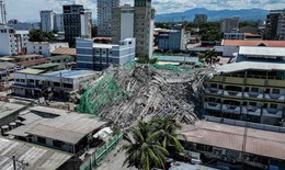 Sập tòa nhà 9 tầng khiến ít nhất 4 người chết, hàng chục người mất tích tại Philippines