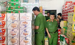 Công an truy xét nhóm trộm lấy 200 thùng bia, nước ngọt mang đi tiêu thụ