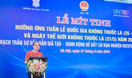 Hiệu trưởng Đại học Y Hà Nội kêu gọi sinh viên ngành Y nói không với thuốc lá