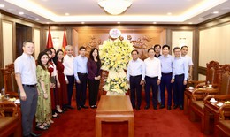 Bộ trưởng Đào Hồng Lan chúc mừng Ban Tuyên giáo và Dân vận Trung ương nhân Kỷ niệm 101 năm Ngày Báo chí Cách mạng Việt Nam