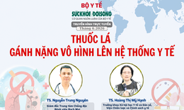 Truyền hình trực tuyến: 'Thuốc lá - Gánh nặng vô hình lên hệ thống y tế".