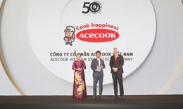 Acecook Việt Nam tiếp tục được vinh danh TOP 50 Doanh nghiệp Phát triển Bền vững Tiêu biểu Việt Nam 2026