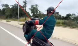 Từng bị tịch thu xe vì 'bốc đầu', thanh niên vẫn tái phạm với hàng loạt lỗi vi phạm giao thông