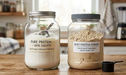 Protein tinh khiết hay whey tốt hơn cho sức khỏe cơ bắp và đường ruột?