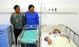 Tiếng khóc chào đời đầu tiên của bé trai 3,9kg tại Bệnh viện Bạch Mai cơ sở Ninh Bình