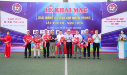 Hơn 100 nhà báo tranh tài tại Giải Bóng đá Báo chí miền Trung