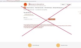 Cảnh báo chiêu trò giả trang web dịch vụ công quốc gia để lừa báo phạt nguội