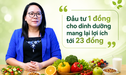 PGS.TS Trương Tuyết Mai: Dinh dưỡng phải bắt đầu ngay trong bụng mẹ và từ khi còn khỏe mạnh