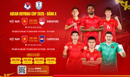 Lịch thi đấu của đội tuyển Việt Nam tại ASEAN Cup 2026 đầy đủ và mới nhất