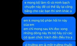 Bộ Giáo dục thông tin về xử lý vi phạm quy chế thi tốt nghiệp THPT tại Quảng Trị