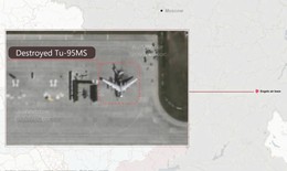 Ảnh vệ tinh hé lộ số phận máy bay Tu-95 Nga sau đòn tập kích từ Ukraine