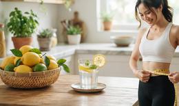 Cách uống nước chanh buổi sáng giúp giảm cân
