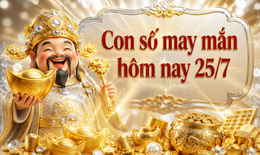 Con số may mắn hôm nay 25/7 - số cát lành - số tài lộc 12 con giáp