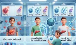 Xét nghiệm viêm gan B: HBsAg âm tính nhưng vì sao cách xử trí lại khác nhau?
