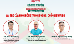 Truyền hình trực tuyến: 'VAI TRÒ CỦA CỘNG ĐỒNG TRONG PHÒNG, CHỐNG HIV/AIDS'