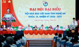 Ông Trần Minh Ngọc tiếp tục giữ chức Chủ tịch Hội Nhà báo Việt Nam tỉnh Nghệ An khóa IX