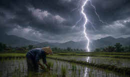Người đàn ông 31 tuổi bị sét đánh tử vong khi đang làm ruộng ở Lào Cai