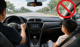 Chở con nhỏ bằng ô tô, nhiều cha mẹ chú ý quy định mới này